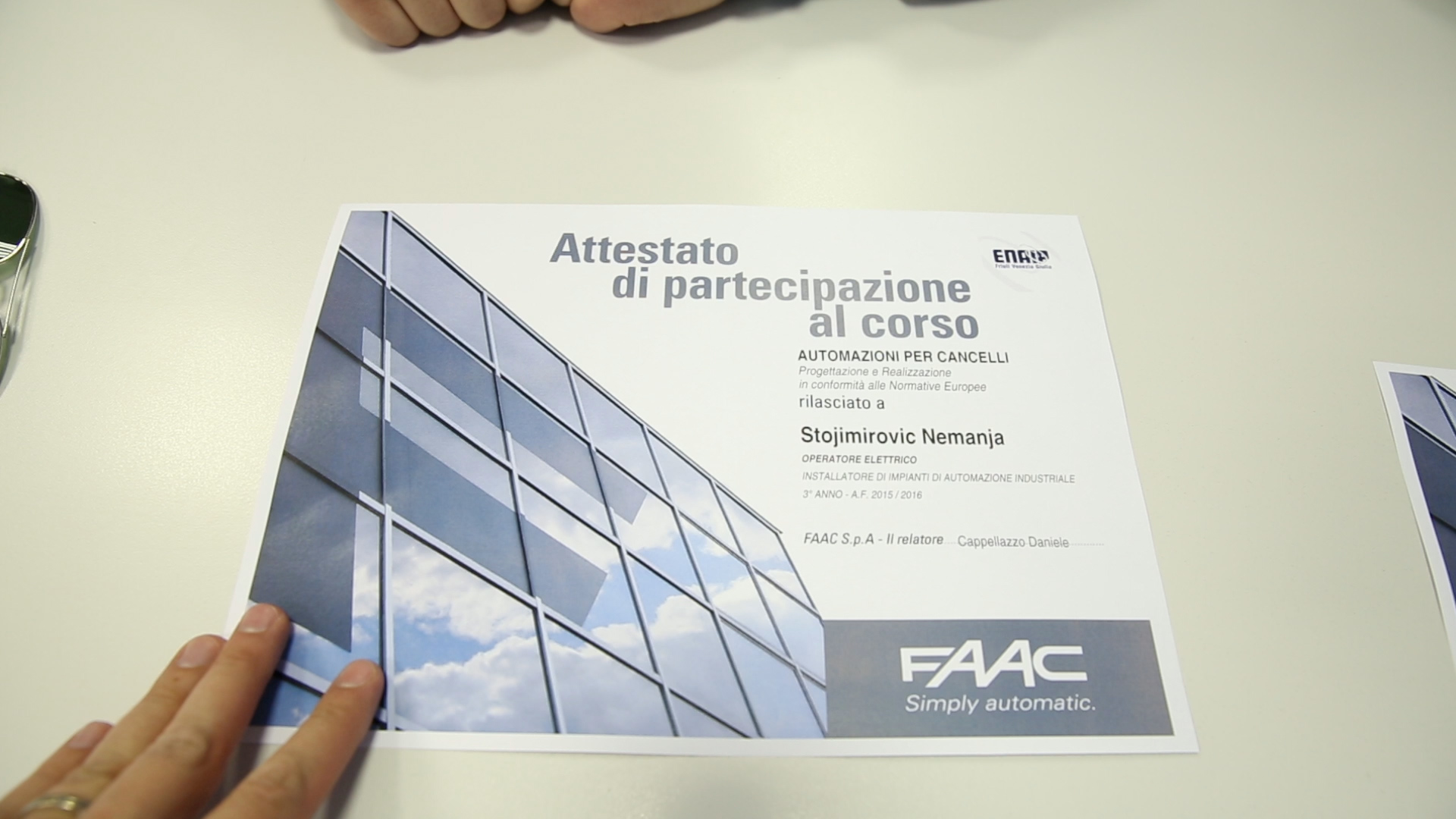 ENAIP incontra FAAC SpA.